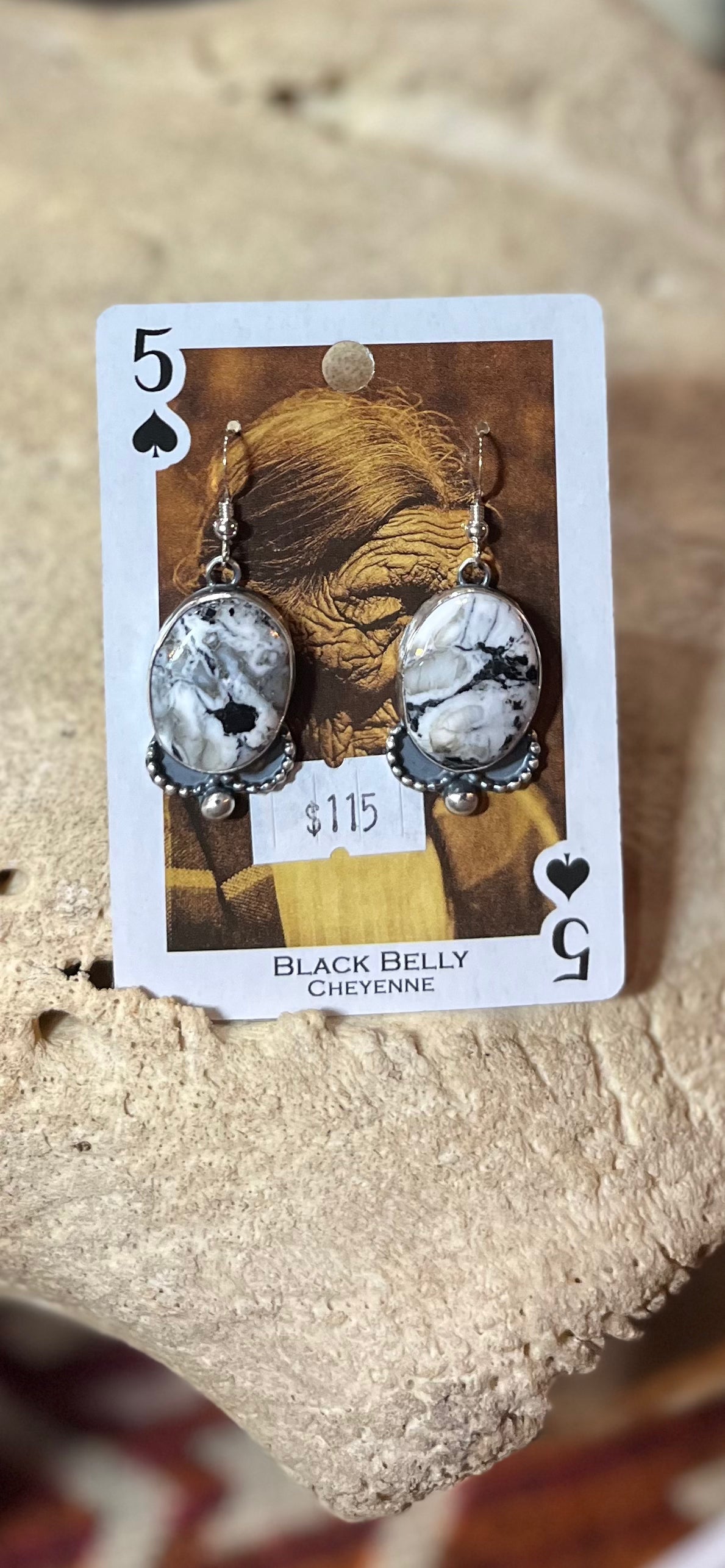 White Buffalo Dangles *Native