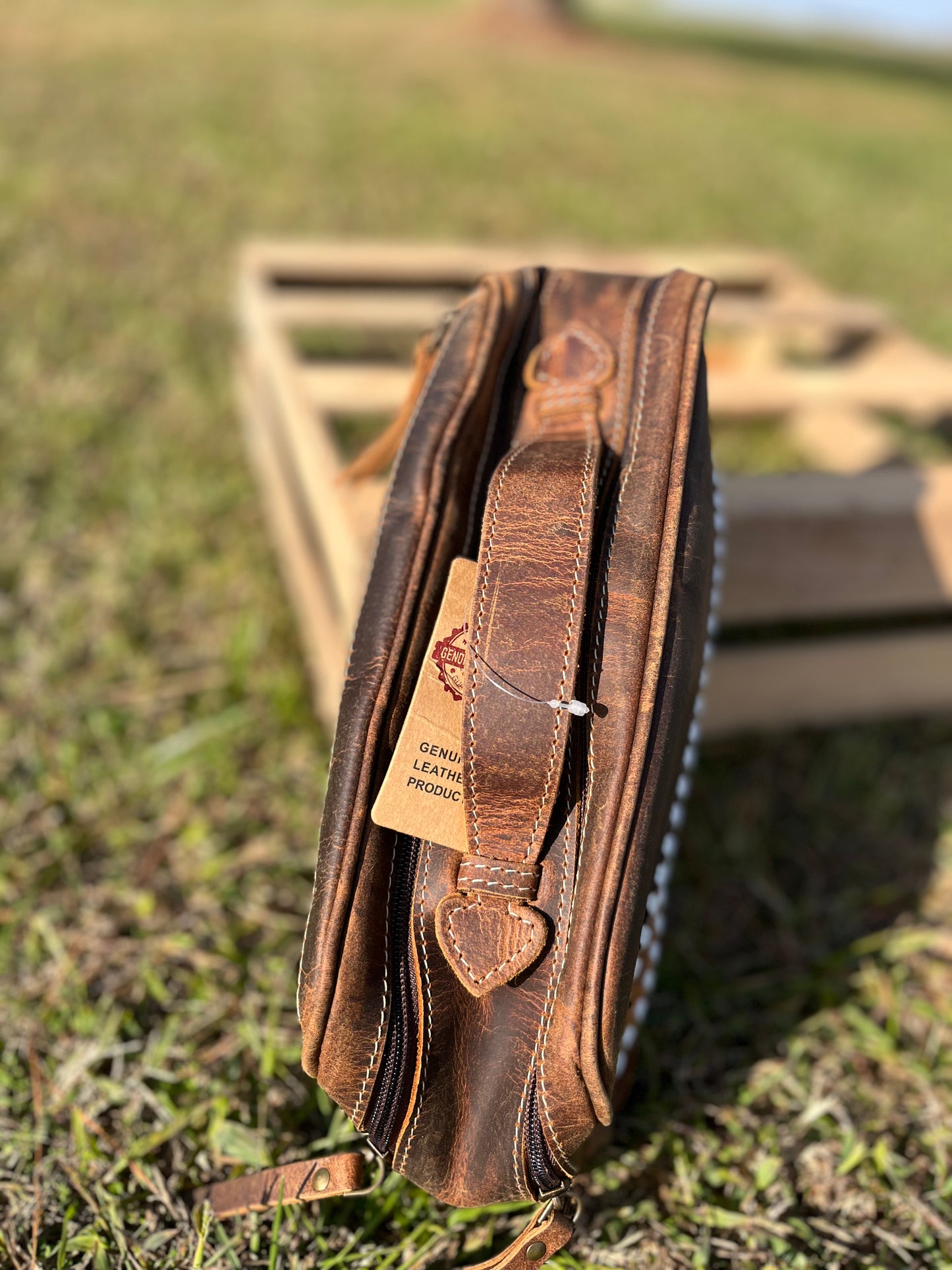 Leather Toiletry Bag