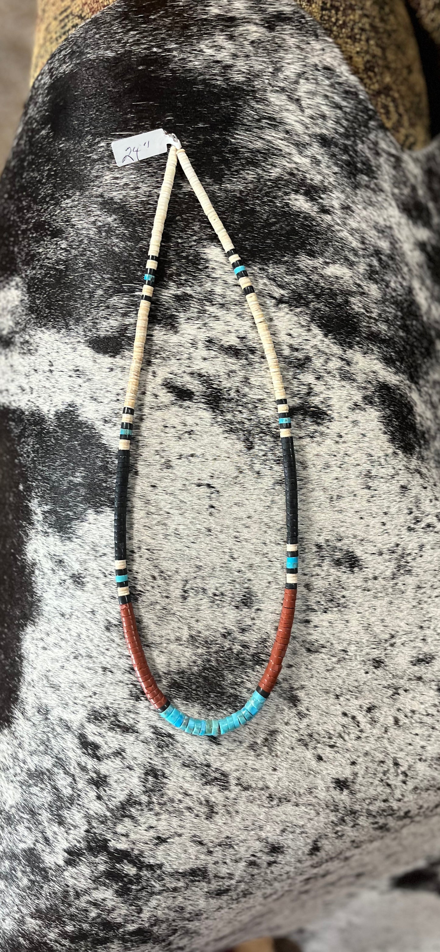 Heishi 24” Necklace Native