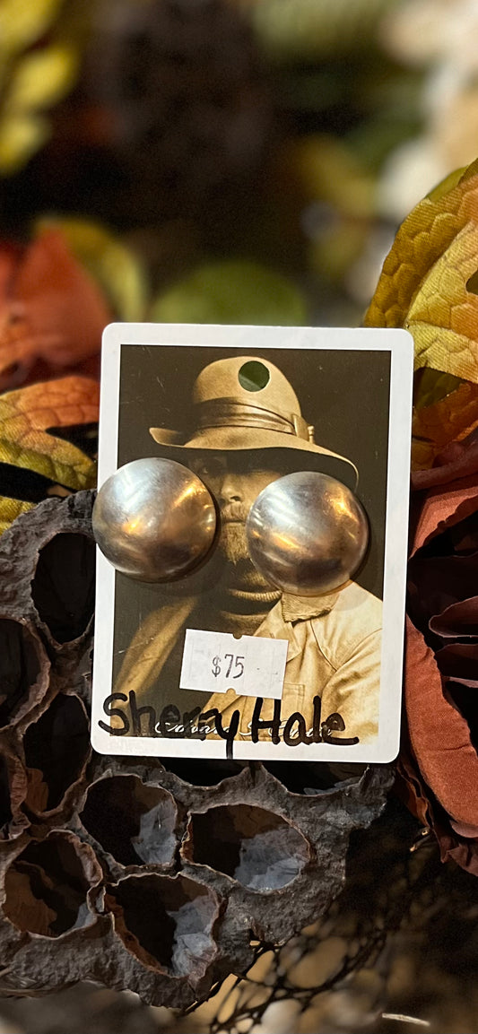 Sterling Silver Button *Native