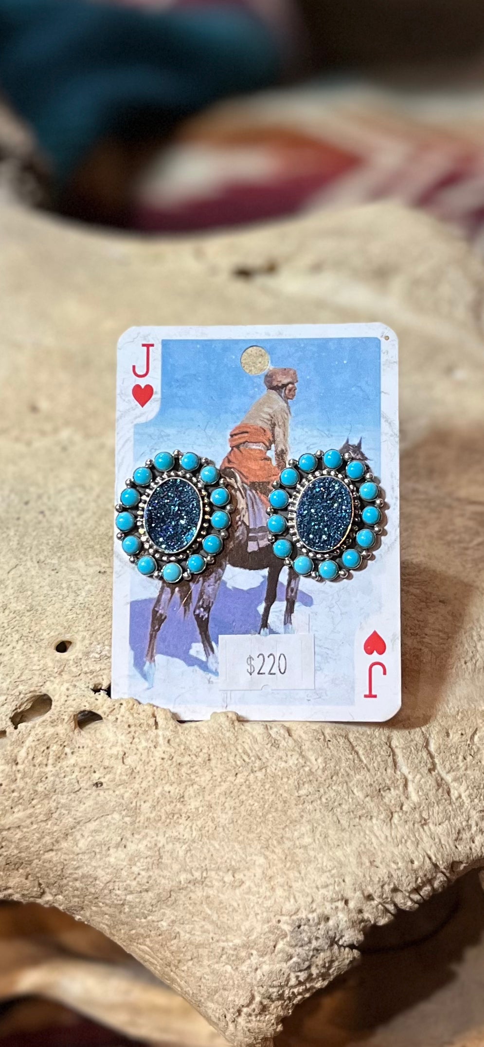 Druzy/Sleeping Beauty Studs