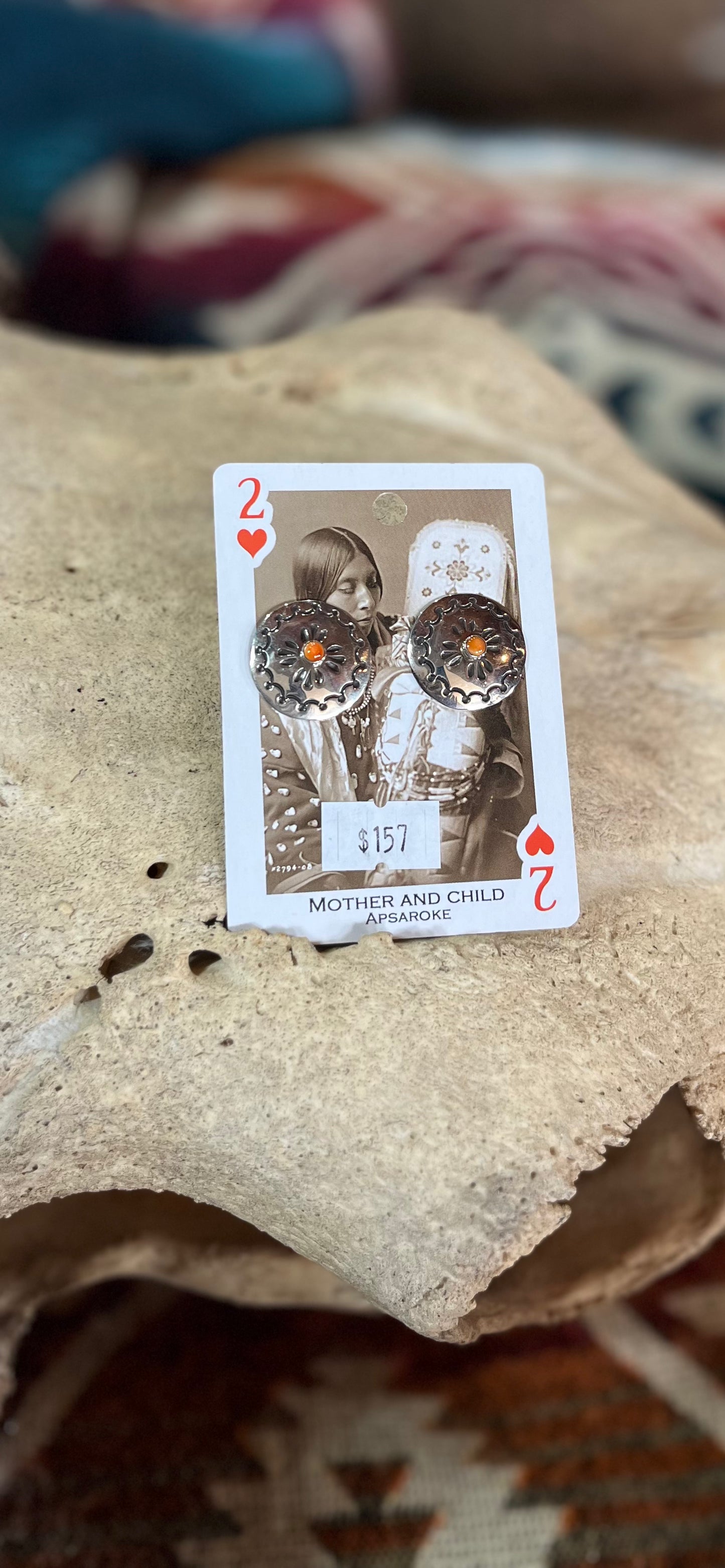 Stamped Sterling Silver Disc