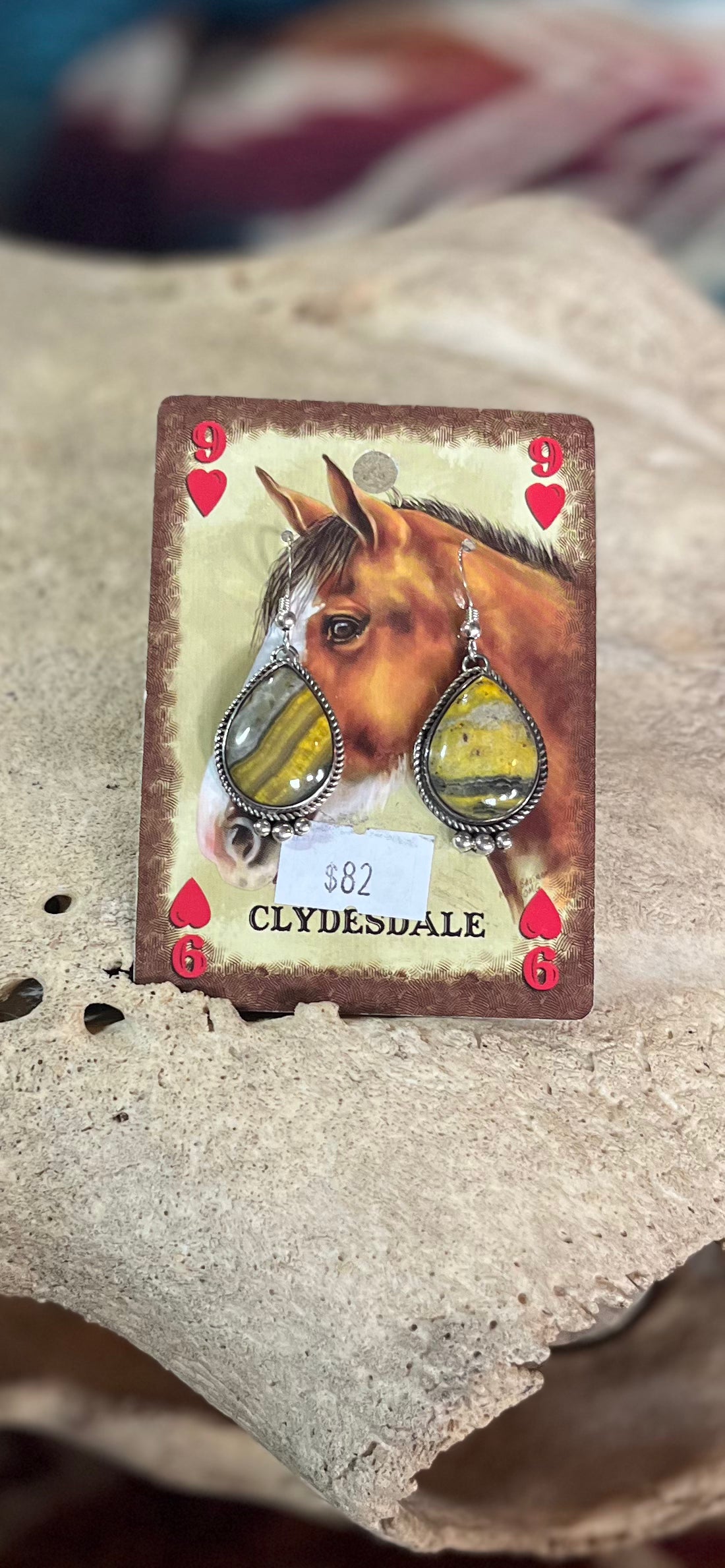 Bumblebee Jasper Dangles