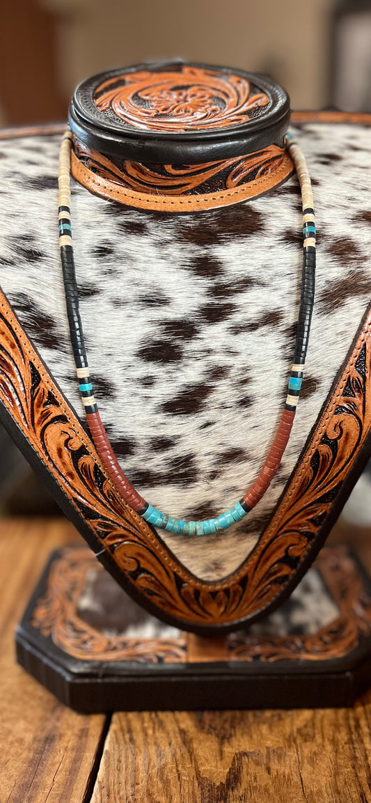 Heishi 24” Necklace Native