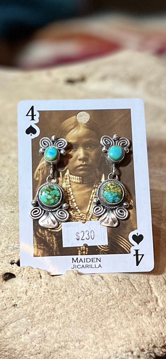 Sonoran Gold Dangle with Rolled Wire